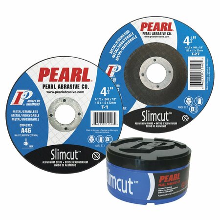 PEARL SlimCut AO Thin Cut-Off Wheel 6 x .040 x 7/8 A46 T-1 CW0632A